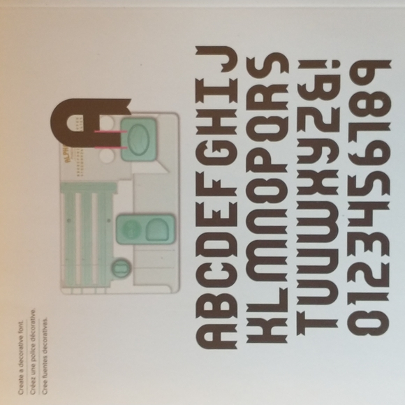 NIB Mini Alphabet Punchboard - We R Memory Keepers - Picture 5 of 7